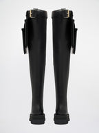 Bottines Both X Dion Lee Gao Platform Thigh High W/ Toolbelt - Black