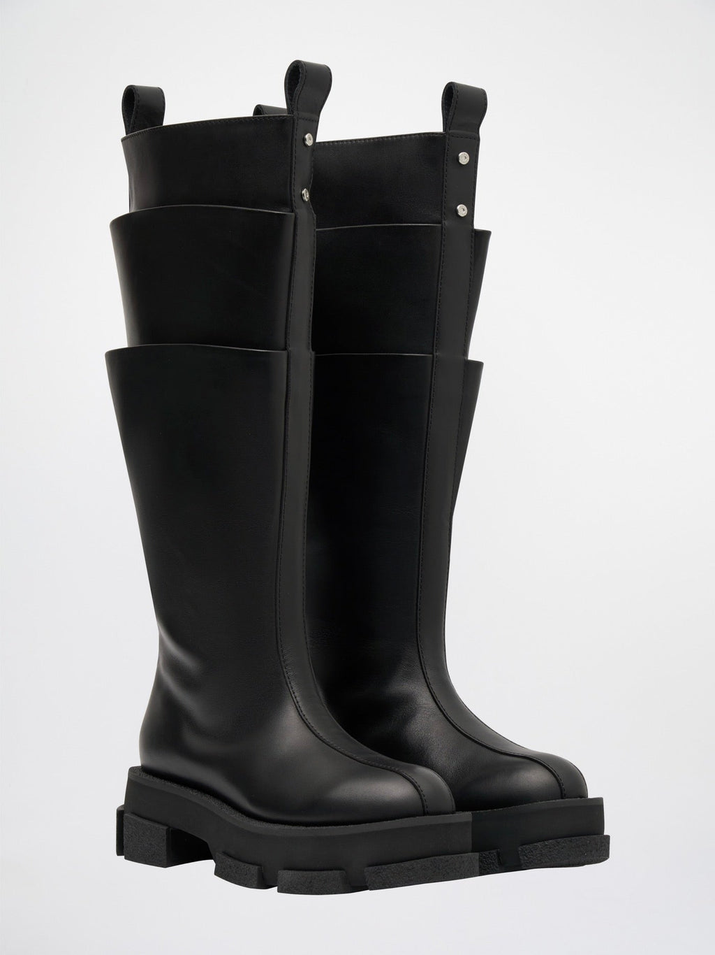 Bottines Both X Dion Lee Gao Platform Cargo Knee - Black