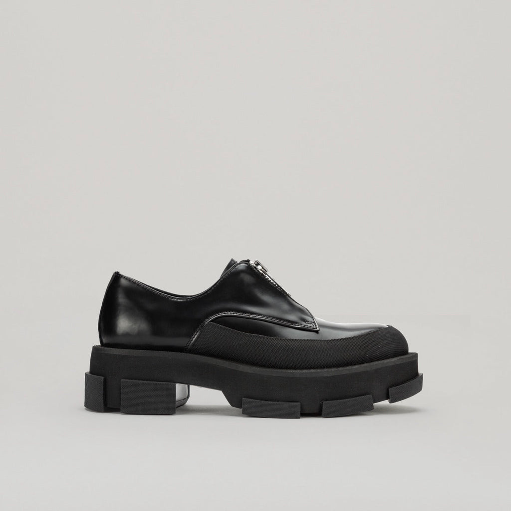 Derbies Gao Platform Zip - Black