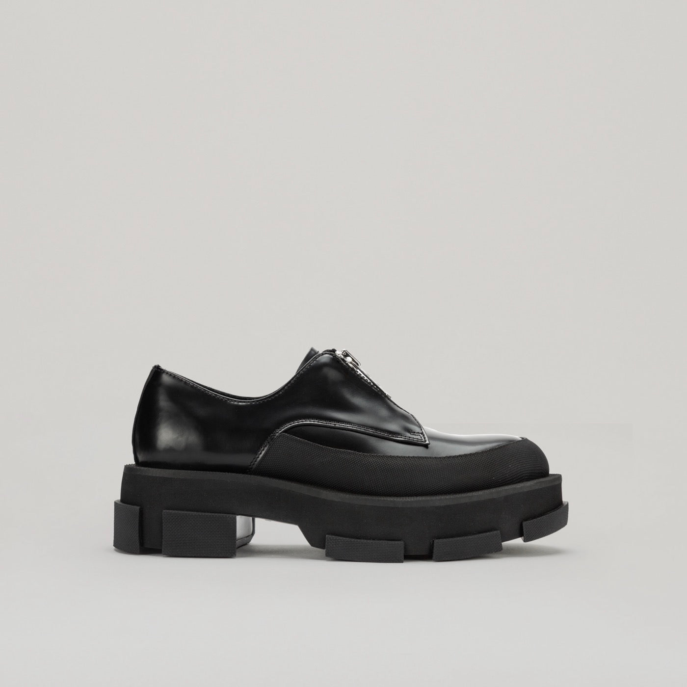 Derbies Gao Platform Zip - Black