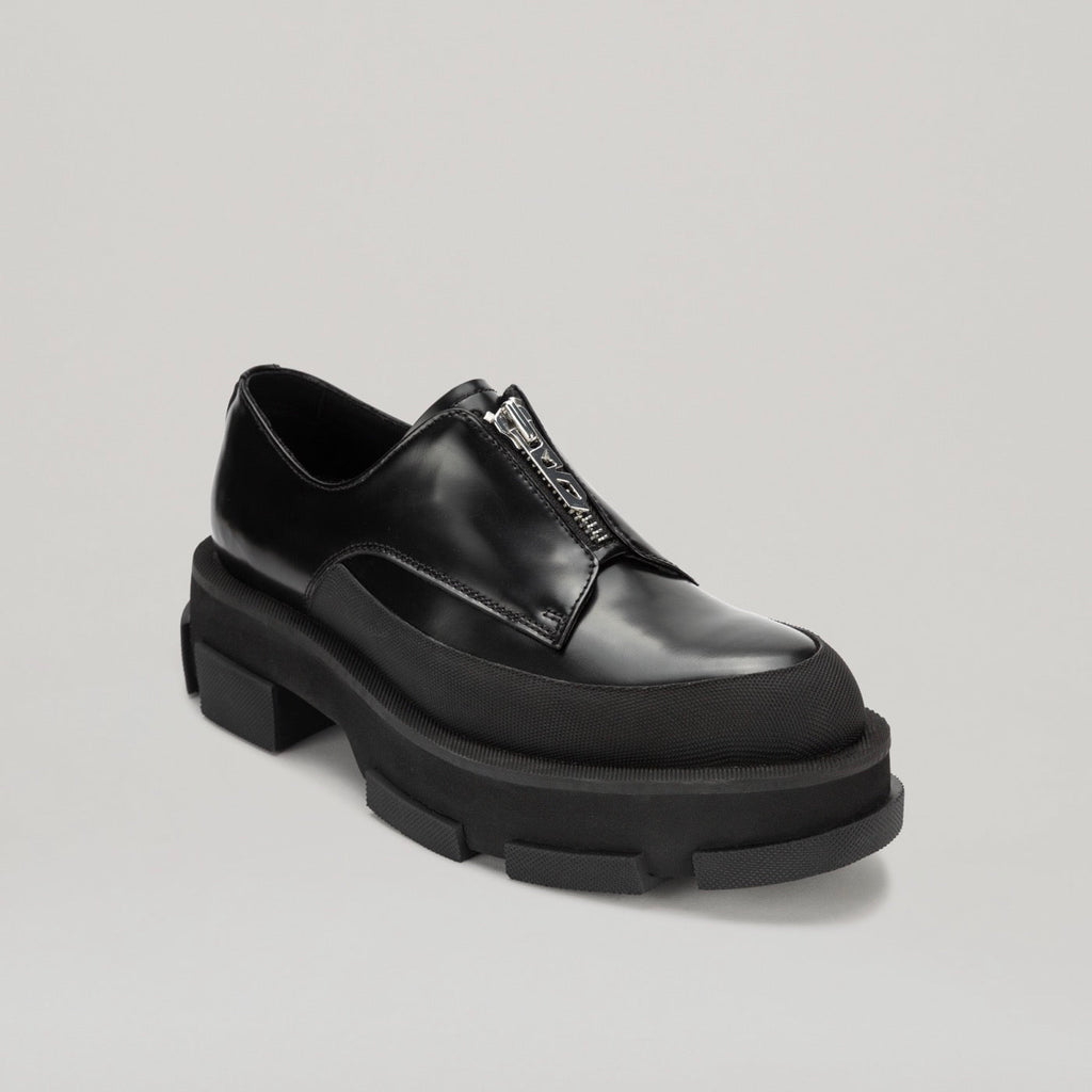 Derbies Gao Platform Zip - Black
