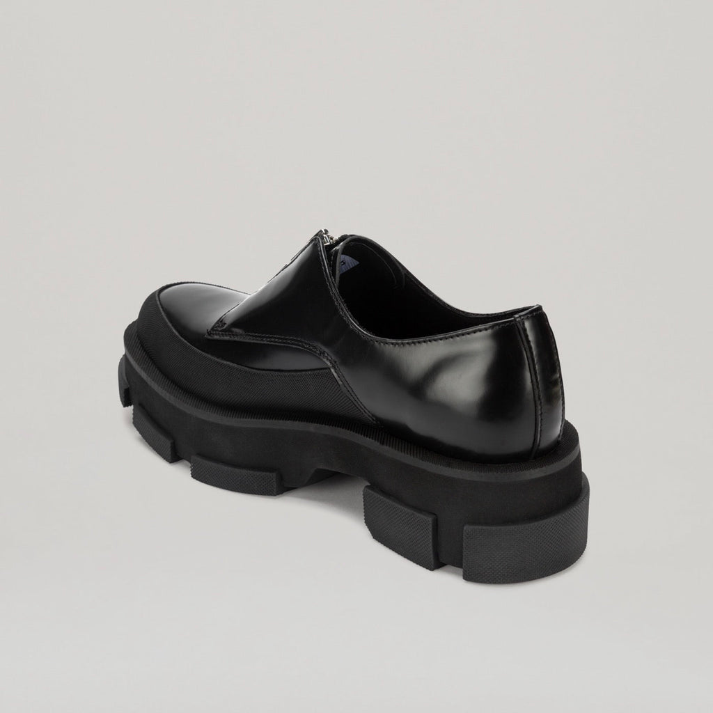 Derbies Gao Platform Zip - Black
