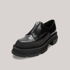 Derbies Gao Platform Zip - Black