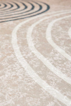 Grege - Tapis D'Intérieur - Polyester Imprimé - Beige