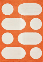 Groovy - Tapis D'Intérieur - Polypropylène - Orange