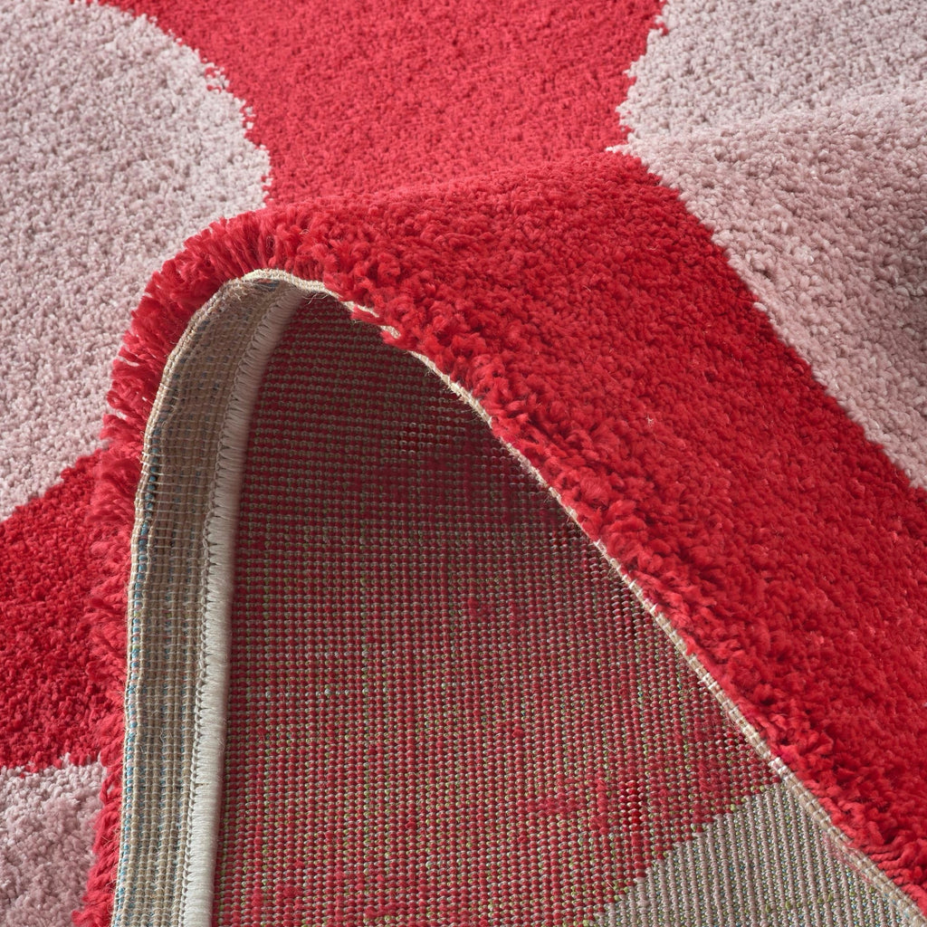 Groovy - Tapis D'Intérieur - Polypropylène - Rouge