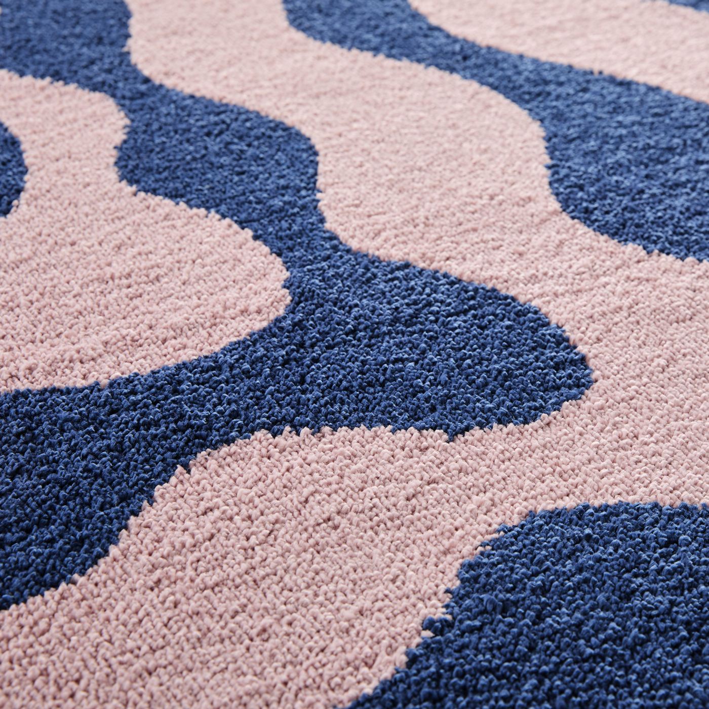 Groovy - Tapis D'Intérieur - Polypropylène - Bleu