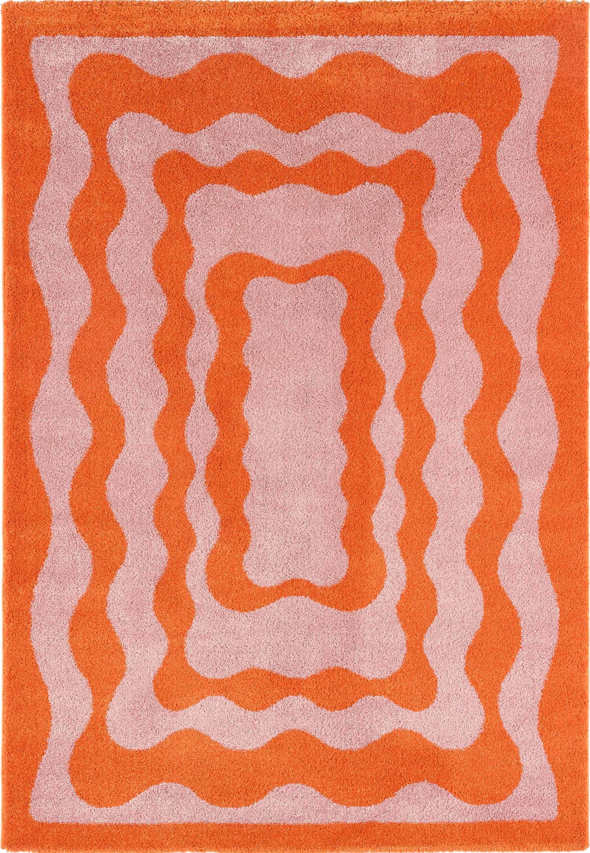 Groovy - Tapis D'Intérieur - Polypropylène - Orange