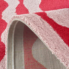 Groovy - Tapis D'Intérieur - Polypropylène - Rouge