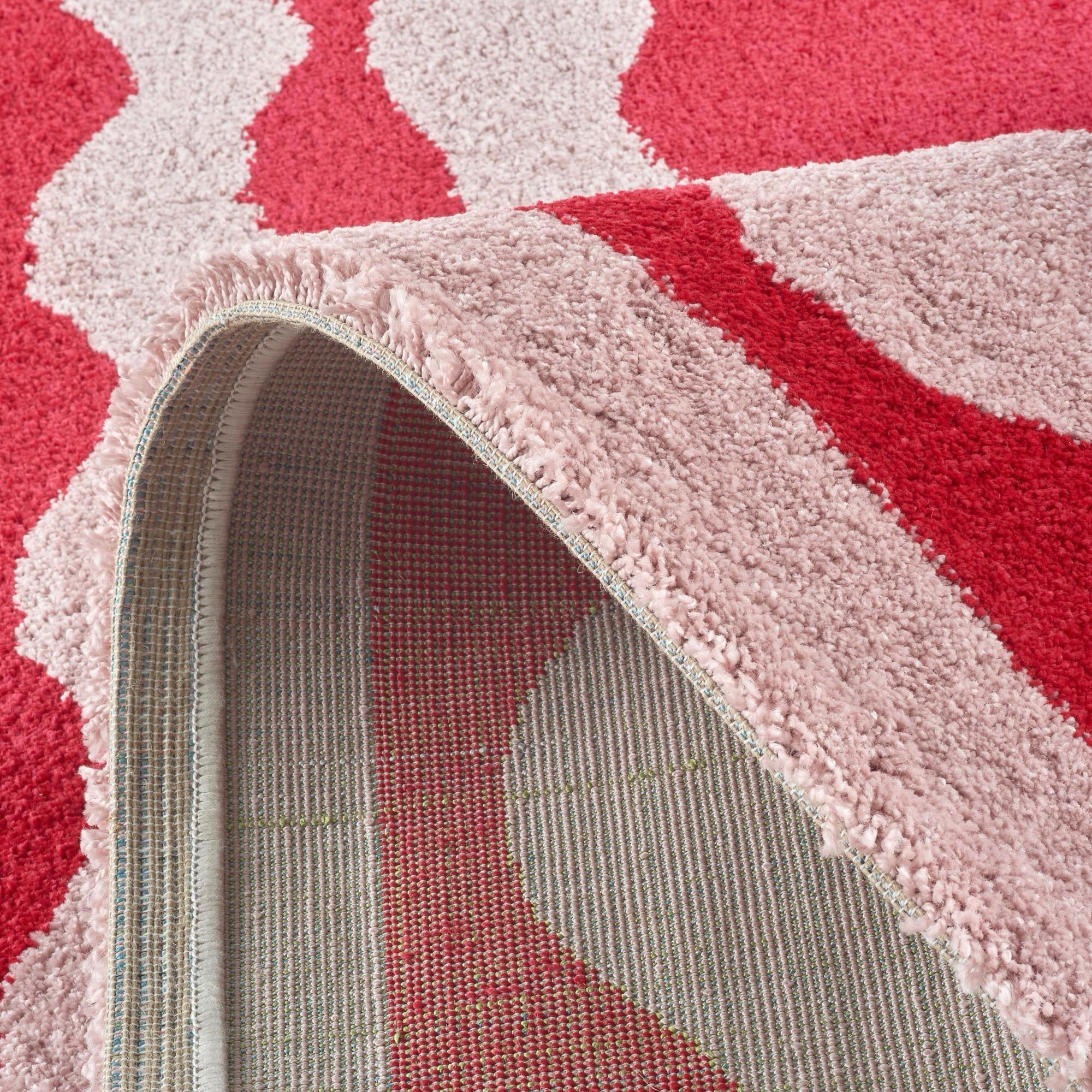Groovy - Tapis D'Intérieur - Polypropylène - Rouge