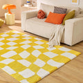Groovy - Tapis D'Intérieur - Polypropylène - Jaune