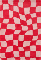 Groovy - Tapis D'Intérieur - Polypropylène - Rouge