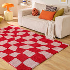 Groovy - Tapis D'Intérieur - Polypropylène - Rouge