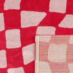 Groovy - Tapis D'Intérieur - Polypropylène - Rouge