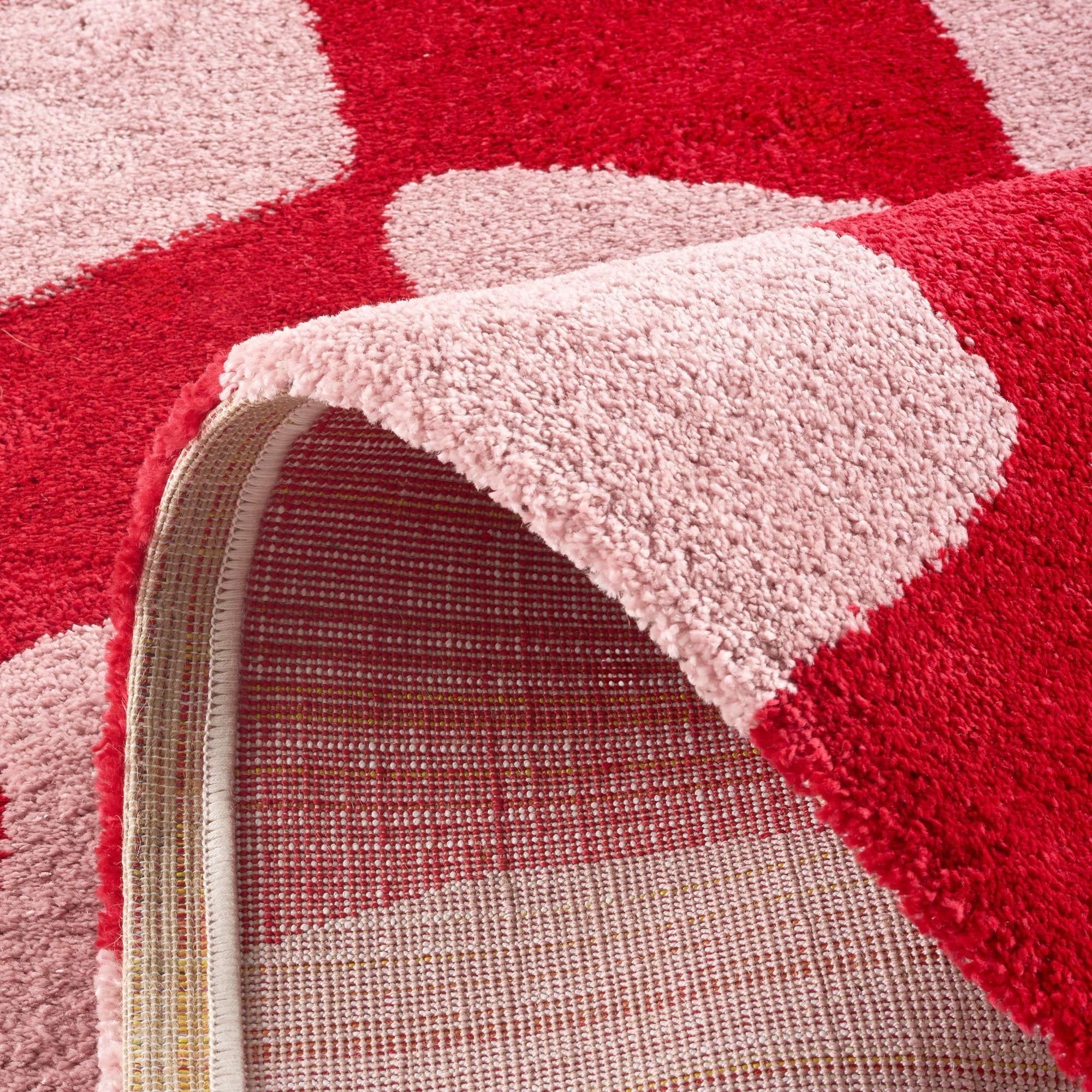 Groovy - Tapis D'Intérieur - Polypropylène - Rouge