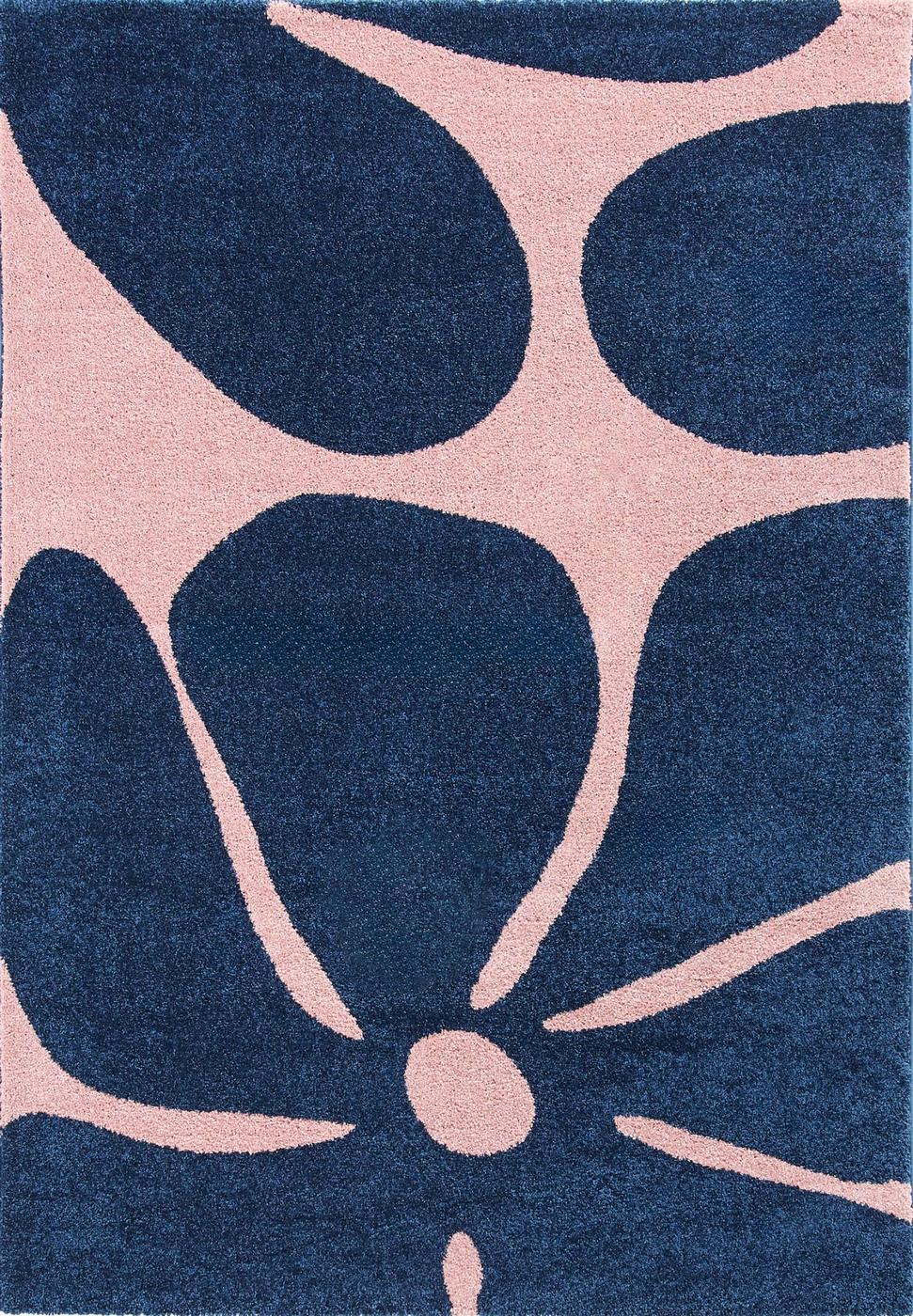 Groovy - Tapis D'Intérieur - Polypropylène - Bleu