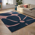 Groovy - Tapis D'Intérieur - Polypropylène - Bleu