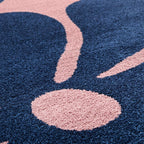 Groovy - Tapis D'Intérieur - Polypropylène - Bleu