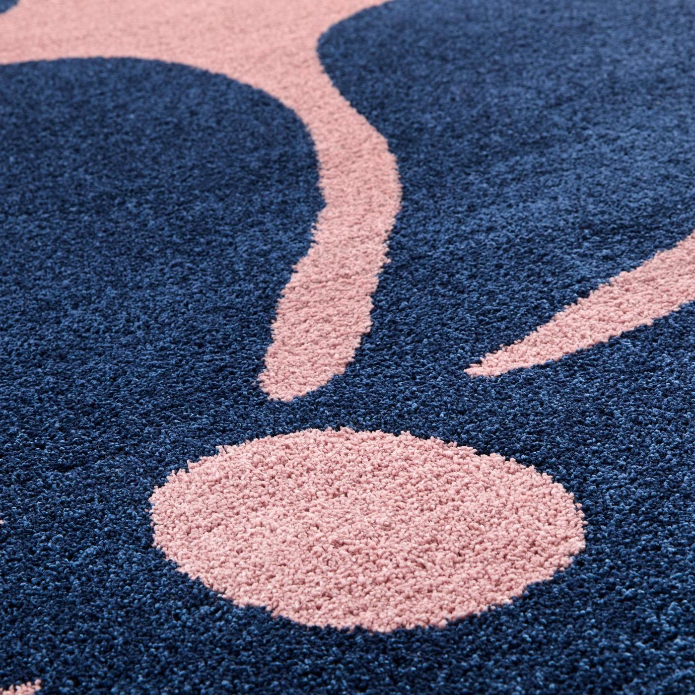 Groovy - Tapis D'Intérieur - Polypropylène - Bleu
