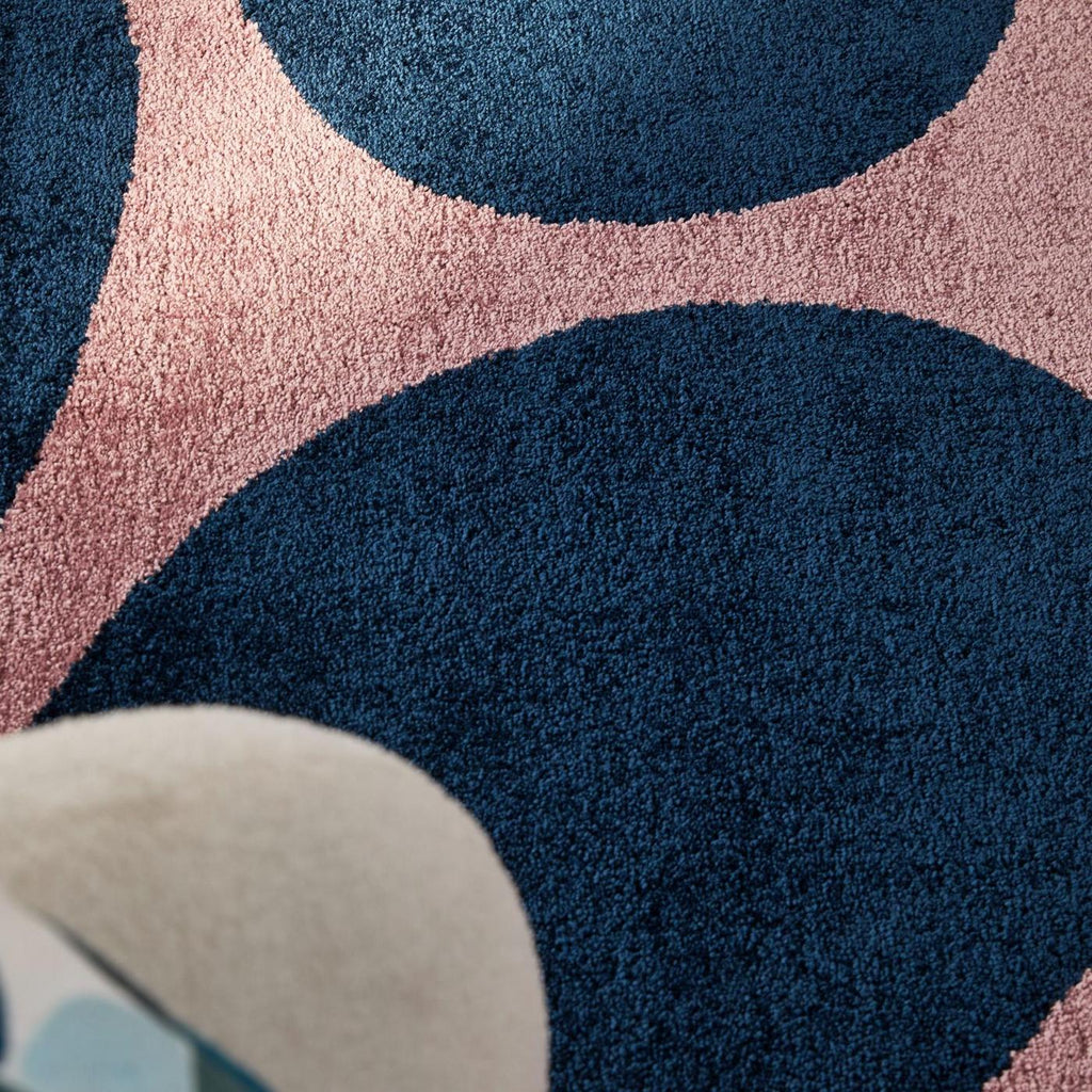 Groovy - Tapis D'Intérieur - Polypropylène - Bleu