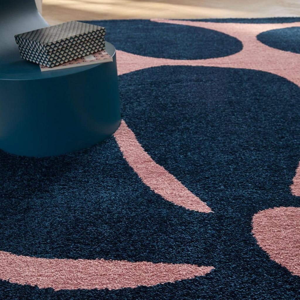 Groovy - Tapis D'Intérieur - Polypropylène - Bleu