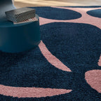 Groovy - Tapis D'Intérieur - Polypropylène - Bleu