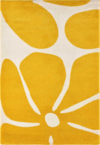 Groovy - Tapis D'Intérieur - Polypropylène - Jaune