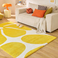 Groovy - Tapis D'Intérieur - Polypropylène - Jaune