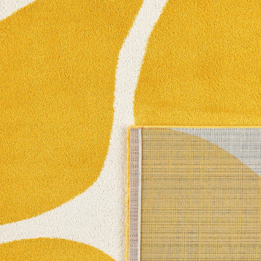 Groovy - Tapis D'Intérieur - Polypropylène - Jaune