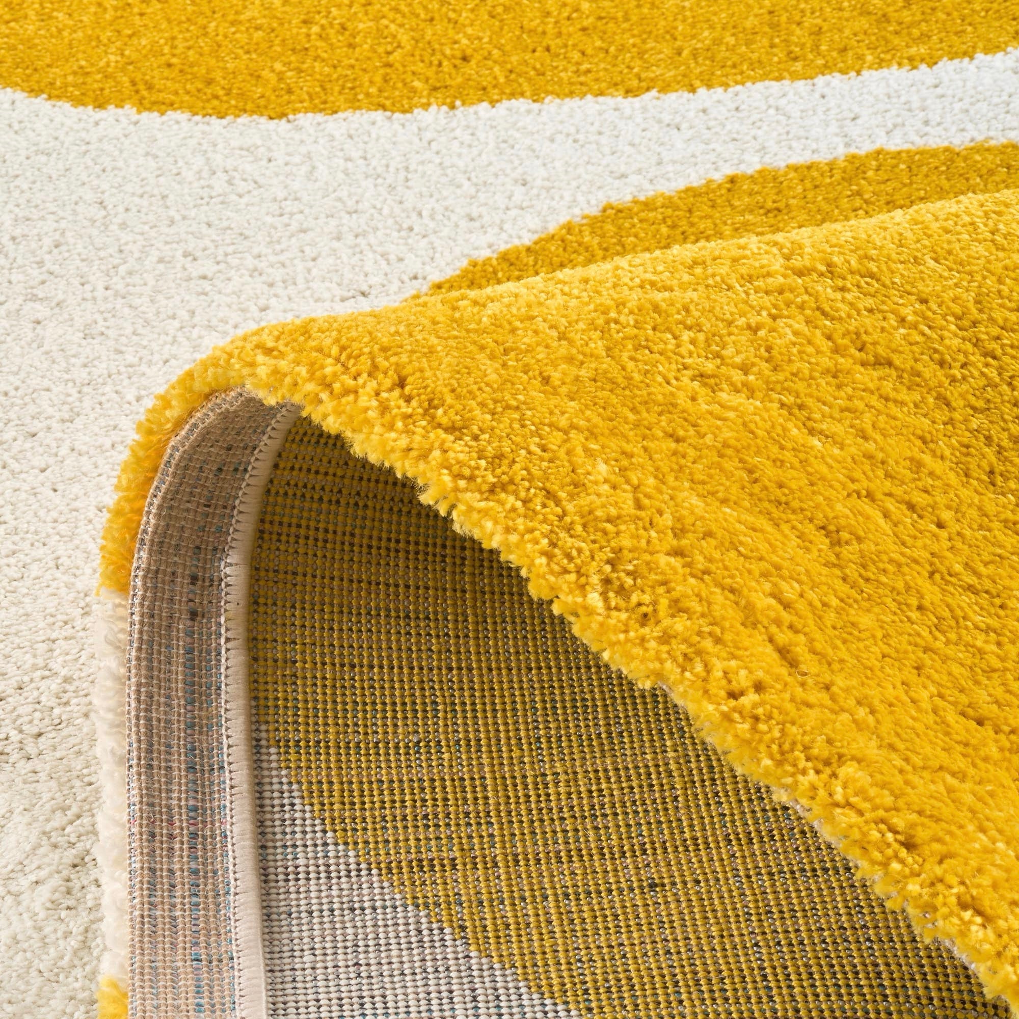 Groovy - Tapis D'Intérieur - Polypropylène - Jaune