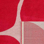 Groovy - Tapis D'Intérieur - Polypropylène - Rouge