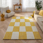 Groovy - Tapis D'Intérieur - Polypropylène - Jaune