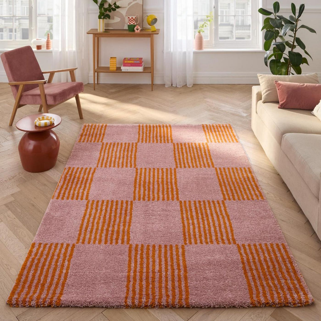 Groovy - Tapis D'Intérieur - Polypropylène - Orange