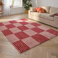 Groovy - Tapis D'Intérieur - Polypropylène - Rouge
