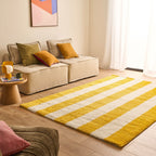 Groovy - Tapis D'Intérieur - Polypropylène - Jaune