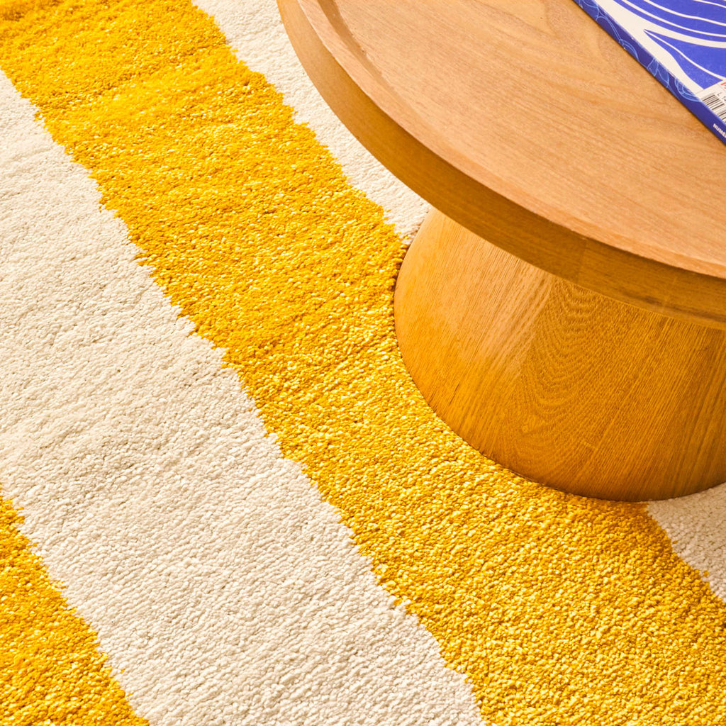 Groovy - Tapis D'Intérieur - Polypropylène - Jaune