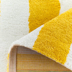 Groovy - Tapis D'Intérieur - Polypropylène - Jaune