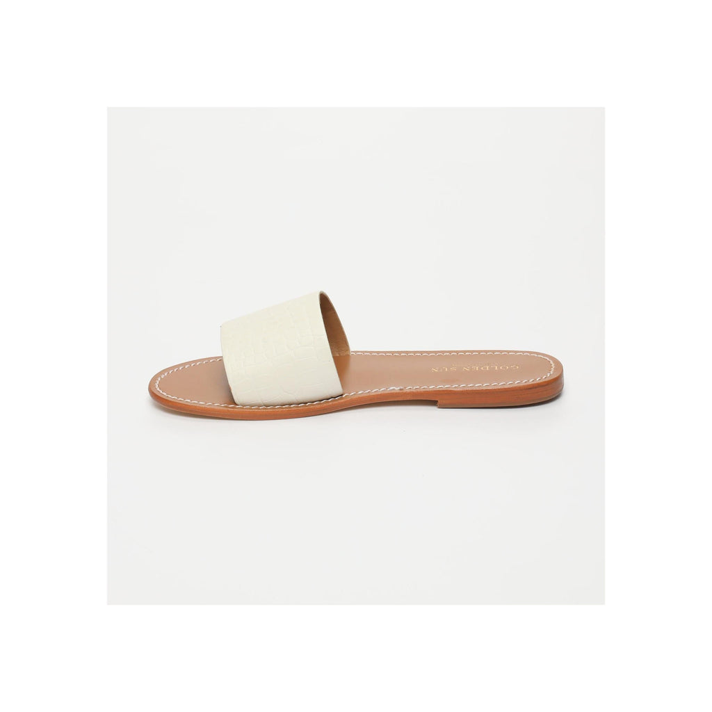 Mules Timpoochee - Croco Blanc