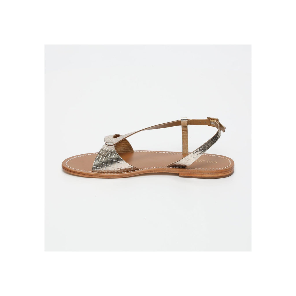 Sandales Timo - Or Croco Clair