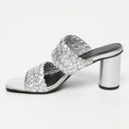 Sandales A Talons Lila - Argent
