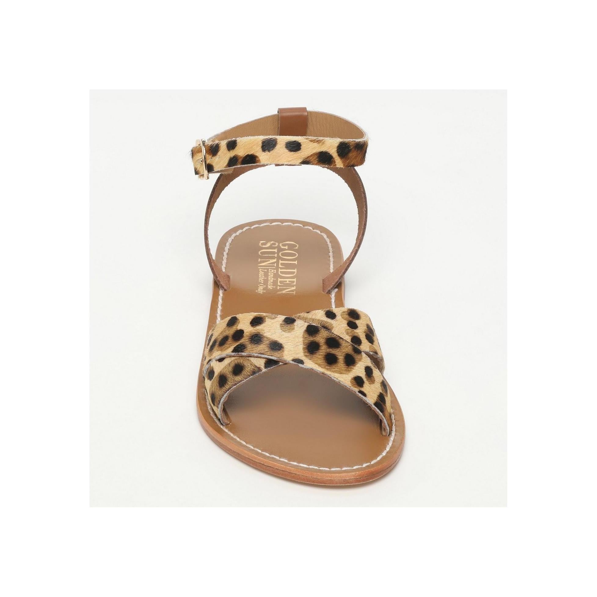Sandales Amapola - Marron et Leopard