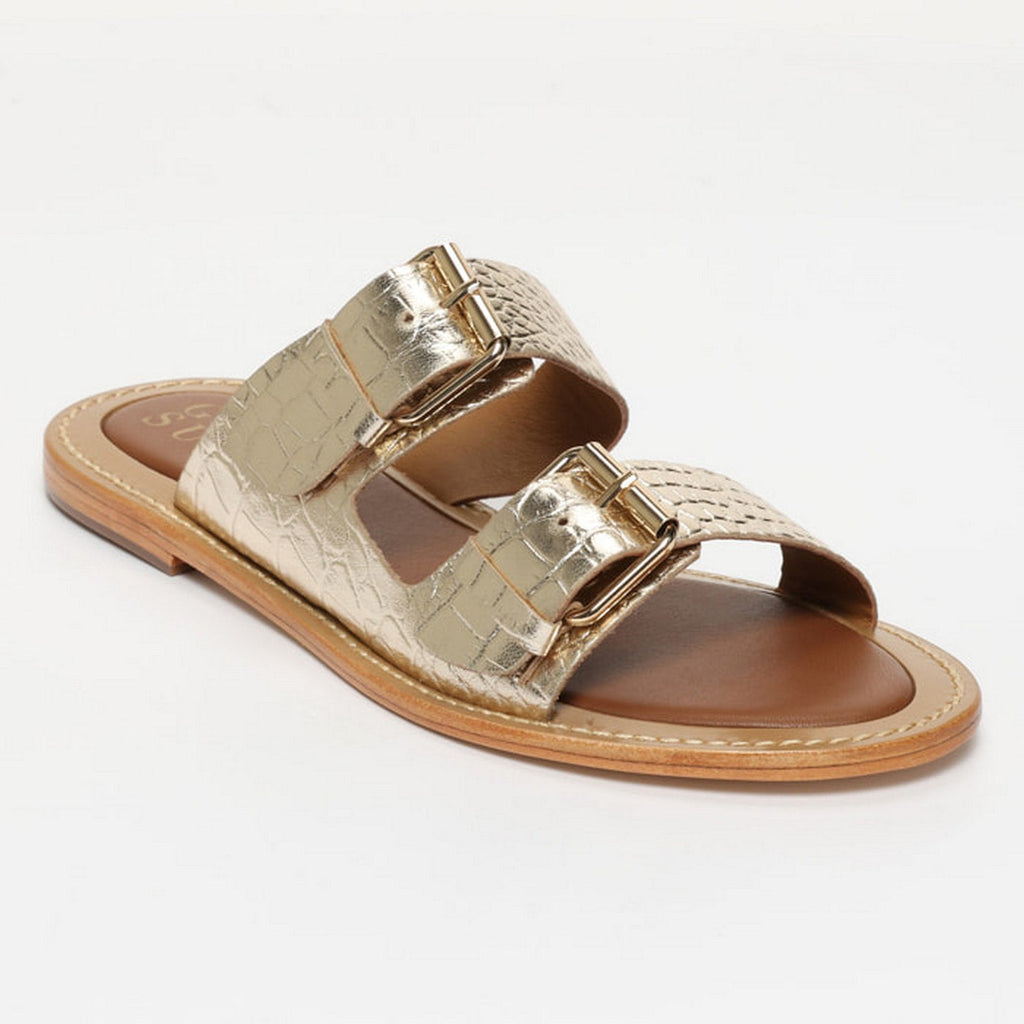 Sandales Zyra - Clair Doré Croco