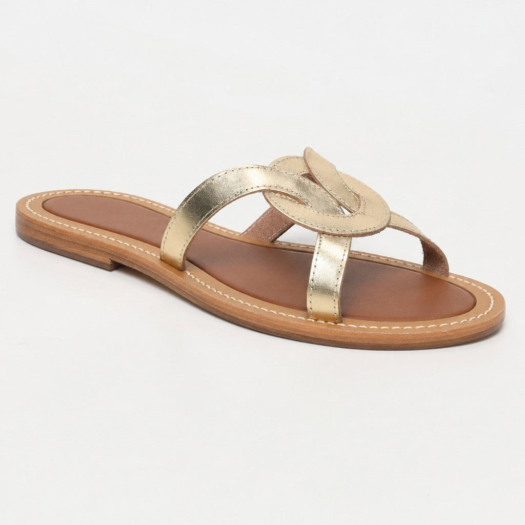 Sandales Elyxia - Foncé Doré