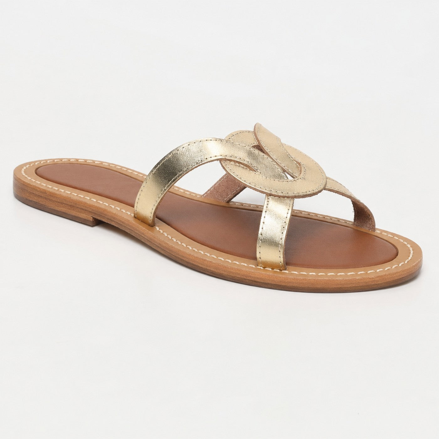 Sandales Elyxia - Foncé Doré