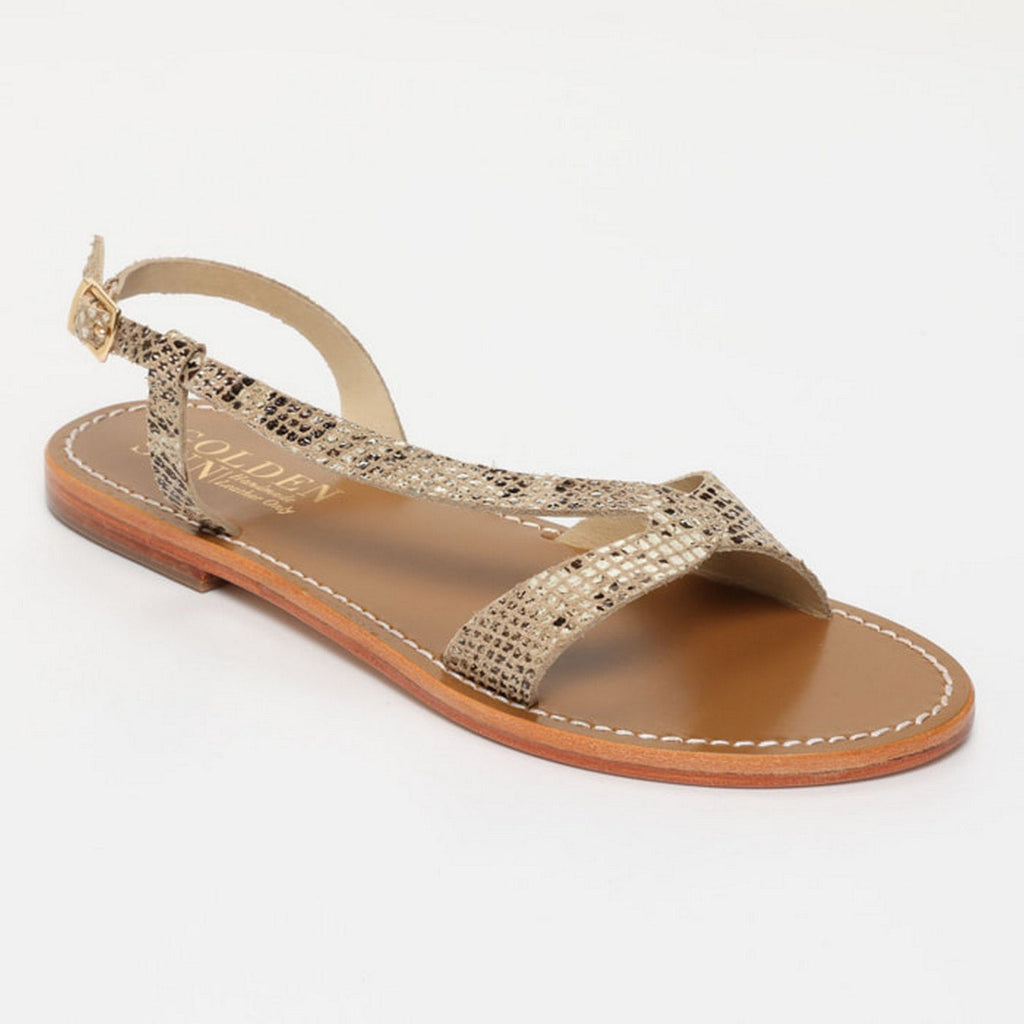 Sandales Timo - Beige Serpent