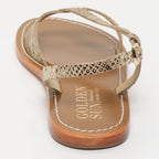Sandales Timo - Beige Serpent