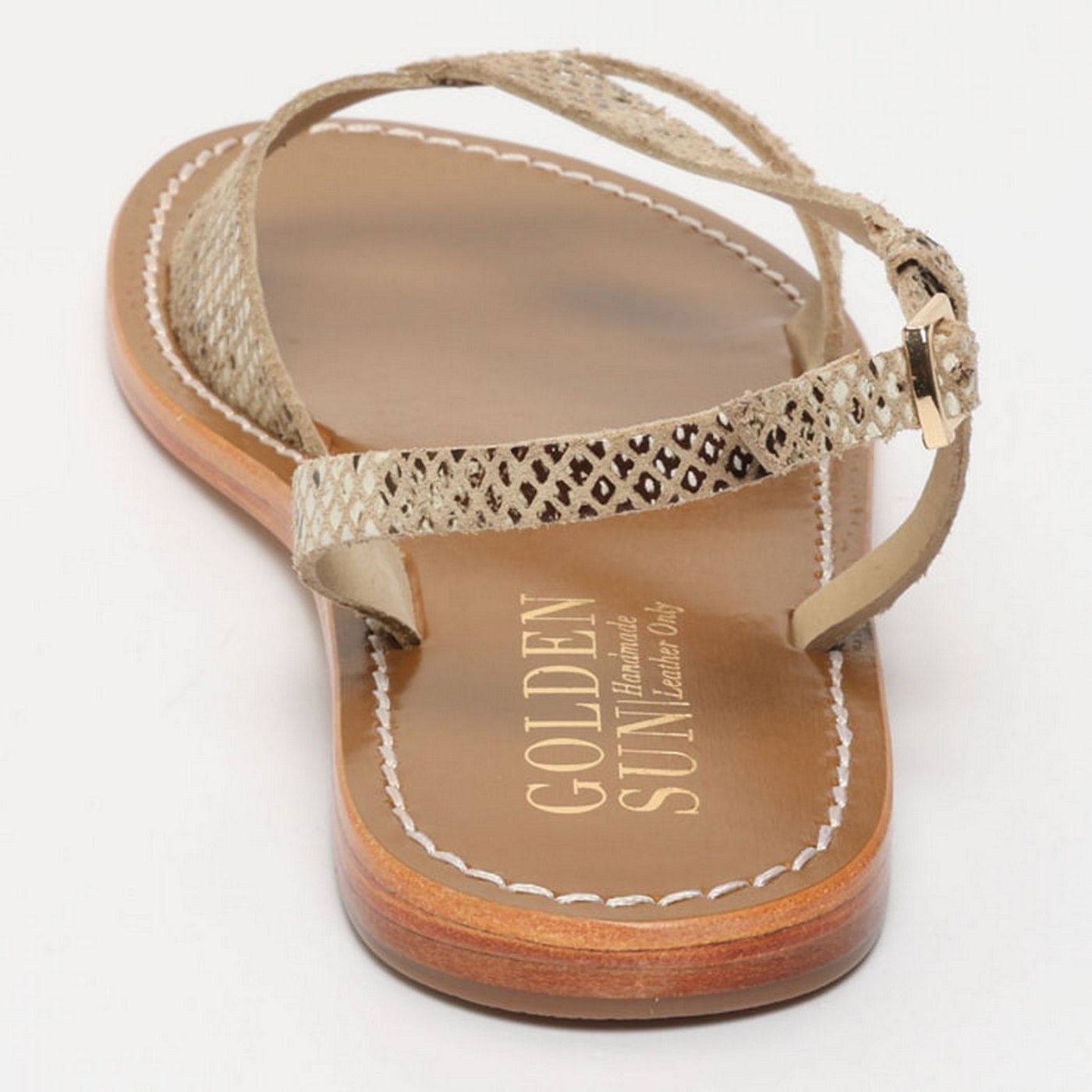 Sandales Timo - Beige Serpent