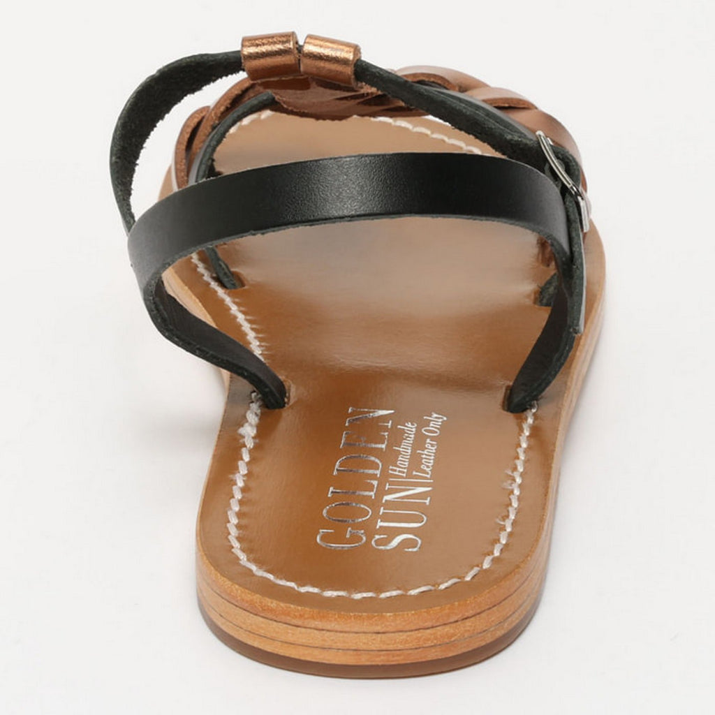 Sandales Kyseli - Noir+Bronze