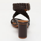 Sandales A Talons Aglae - Marron