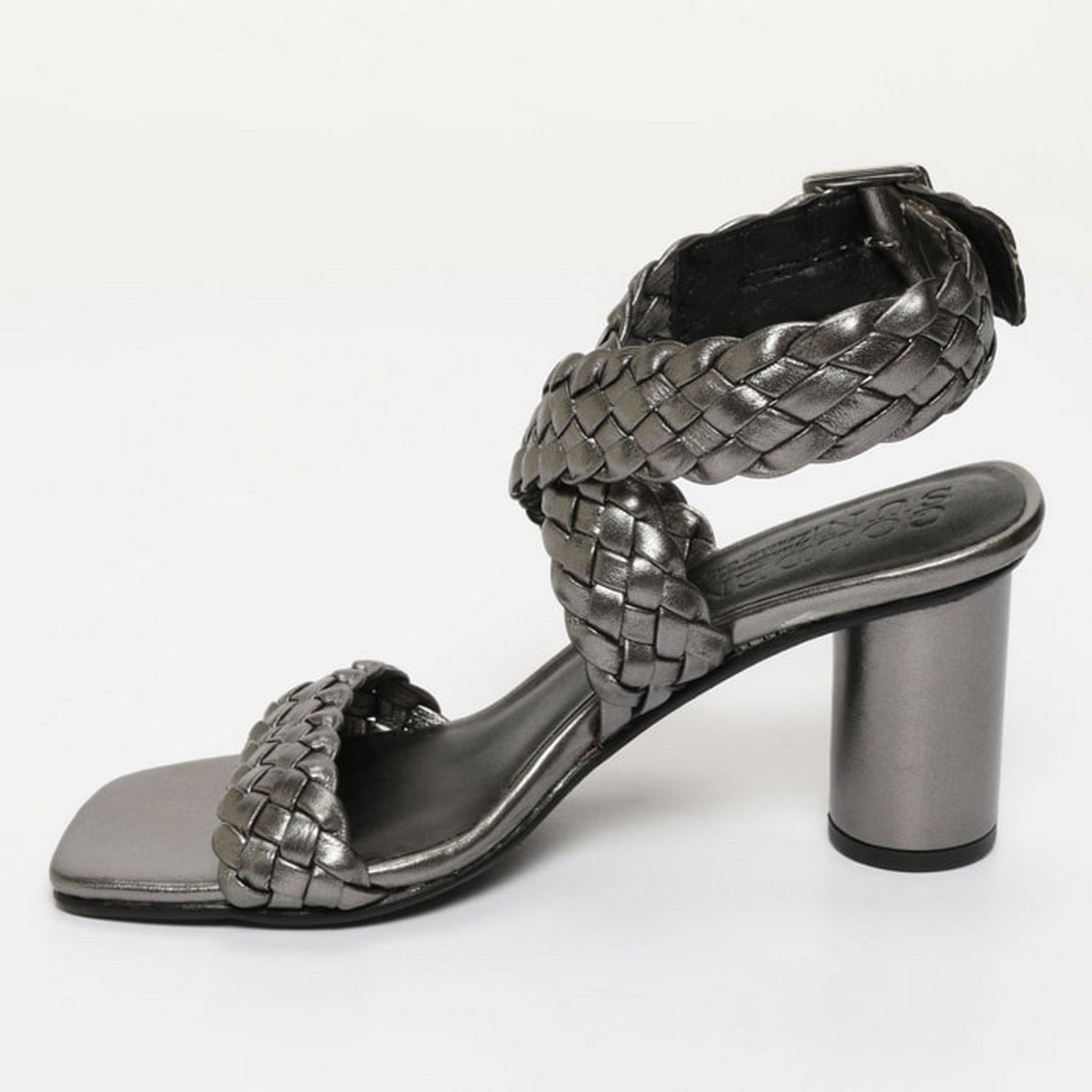 Sandales A Talons Aglae - Étain